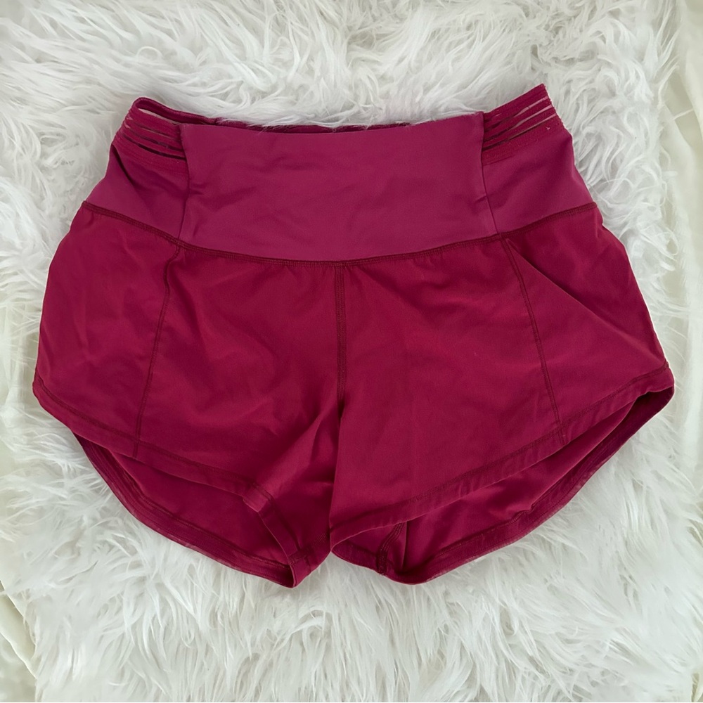 lululemon before dawn running high-rise short 3.5” size 6